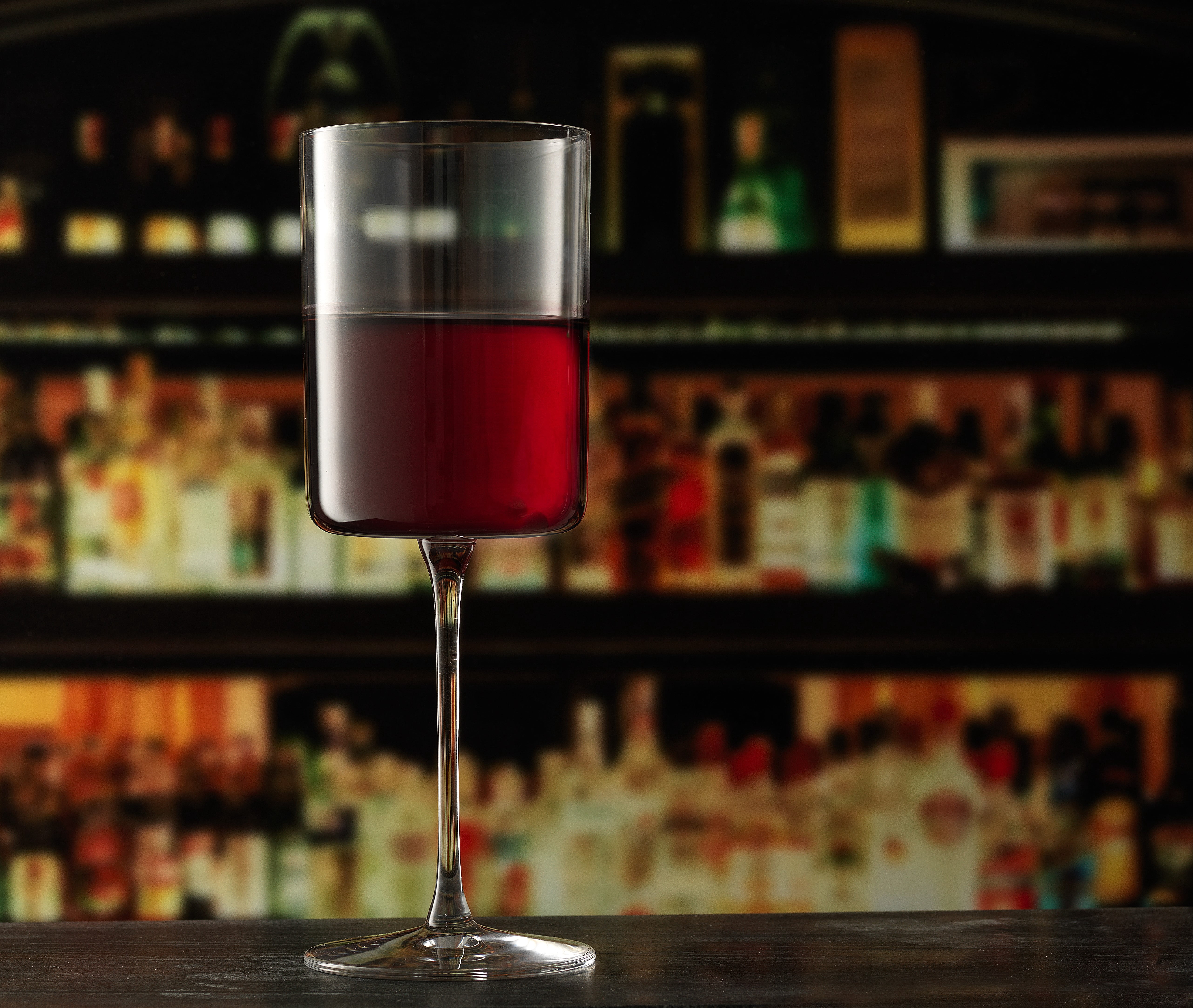 JoyJolt Claire Stemmed Red Wine Glasses Set of 4
