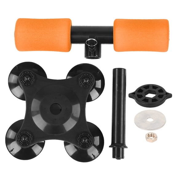 Orange Exercise Bar for Sit Ups and Abdominal Fitness, Multi-use Home Gym Equipment for Core Strengthening