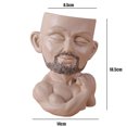 thumbnail image 3 of CSChome Pot de Plante Muscle Homme avec Ventilation de Drainage Fond Antidérapant Jardinière en Résine, 3 of 7