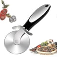 thumbnail image 1 of Stainless Steel Pizza Roller, Professional And Safe Pizza Wheel, Handy Pizza Cutter With Finger Protection, With Non-slip Ergonomic Handle - RIpj, 1 of 5