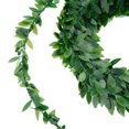 thumbnail image 3 of Green Leaf Vine Flower Wreath [跃星辉]已处理知产圣诞DIY编织藤条7.5米铁丝绿叶藤条仿真花环圣诞装饰（袋装，1x藤条） ANGGREK Christmas Rattan, 3 of 8