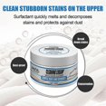 thumbnail image 5 of 100g White Shoes Cleaning Cream Stains Remover Shoes Whitening All-Purpose Cleansing Cream With Wipe Sponge For Shoes Sneakers, 5 of 5