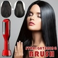thumbnail image 3 of Cordless Hair Straightener Brush, 2026 New Portable Straightener Brush, Mini Hot Straightening Comb, LED Display Rechargeable Cordless Straightening Irons Comb for Women Short Long Hair, 3 of 7