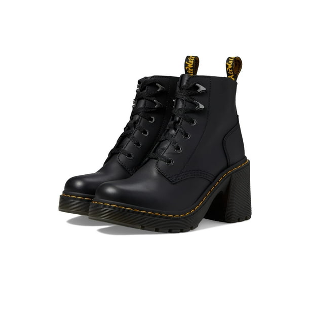 Botas modernas Dr. Martens Jesy para mujer, modelo Sendal, color negro, talla 5