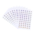 thumbnail image 1 of Uxcell 3000 Pcs Star Reward Stickers, 50 Sheet Sparkling Self Adhesive Colorful Sticker, Silver Tone, 1 of 7