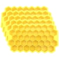 thumbnail image 1 of Soporte de silicona para hielos SiliBlockYellow 5Pzas Amarillo Silicón 37Cavidades Grado Alimenticio Flexible., 1 of 2