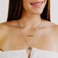 thumbnail image 3 of Conjunto de 3 Collares Ava Riley en Plata Baño de Oro 14K, 3 of 5