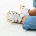 thumbnail image 2 of Baby Girls Boys Non-Slip Flats Sandals Infants Casual Crib Shoes Prewalkers 0-18 Months, 2 of 7