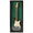 Black - Green Felt, variant on PENNZONI Electric Guitar Display Case, Clear Acrylic & Hardwood Cabinet, Golden Oak, Black Felt