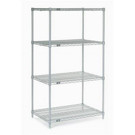 

Nexel Industries Epoxy 18 x 60 x 86 in. Starter Shelf Unit- Silver