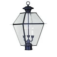 thumbnail image 1 of Livex Lighting 2384-07 Westover 3-Light Outdoor Post Head, Bronze, 1 of 1