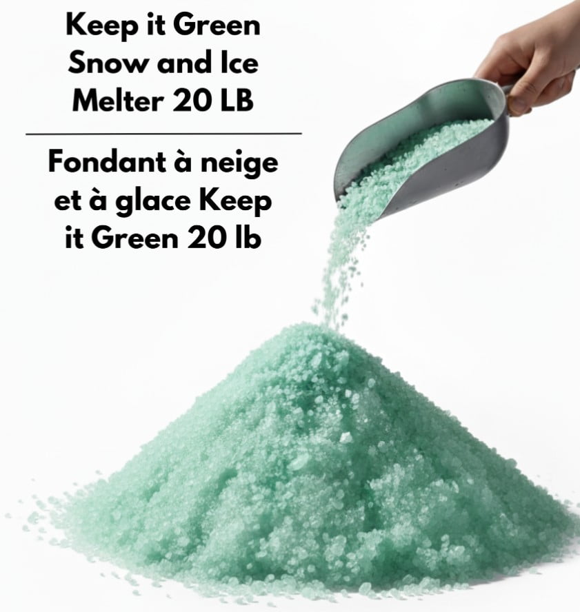 Snow Joe Keep It Green Granules de sel de fonte des neiges adaptées aux animaux de compagnie, 20 lb - en boîte