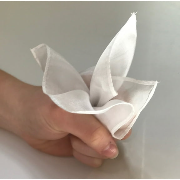 London Magic Works Magicians Silks With Tricks (white, 6 inch)