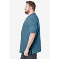 thumbnail image 3 of KingSize Men's Big & Tall Shrink-Less Lightweight Henley T-Shirt, 3 of 6