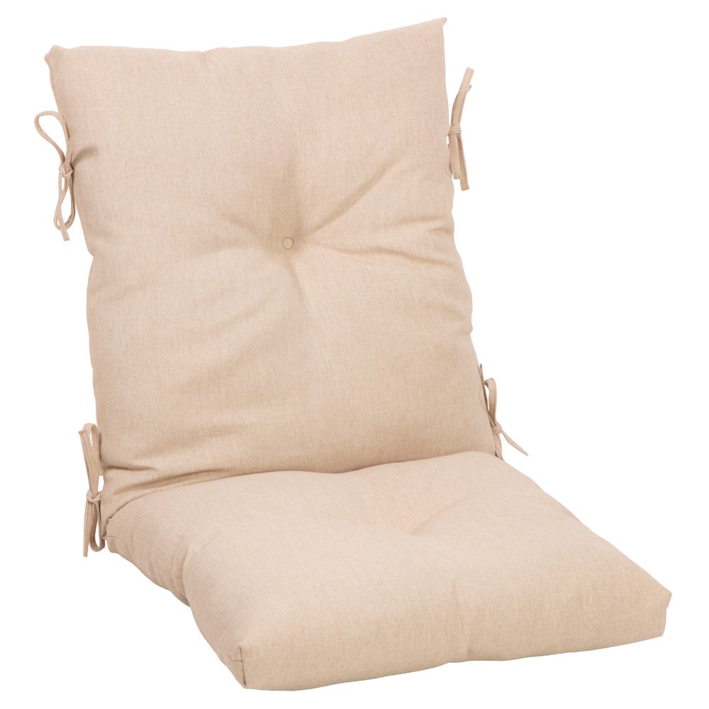 Better Homes & Gardens Solid Beige 44 x 21 in. Outdoor Dining Chair