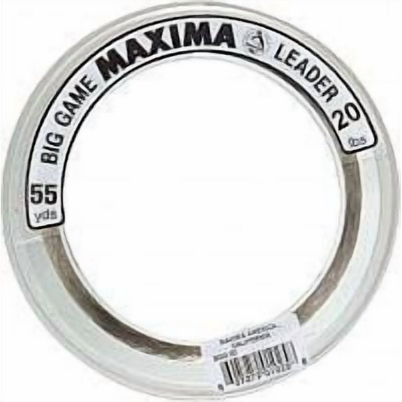 Maxima Fishing Line Big Game Leader Wheel, Ultragreen, 20-Pound/55-Yard