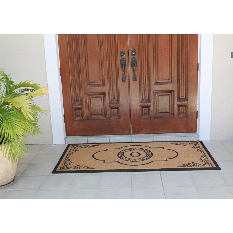 Abrilina X-Large Monogrammed Doormat 36 X 72 – DelaraHome