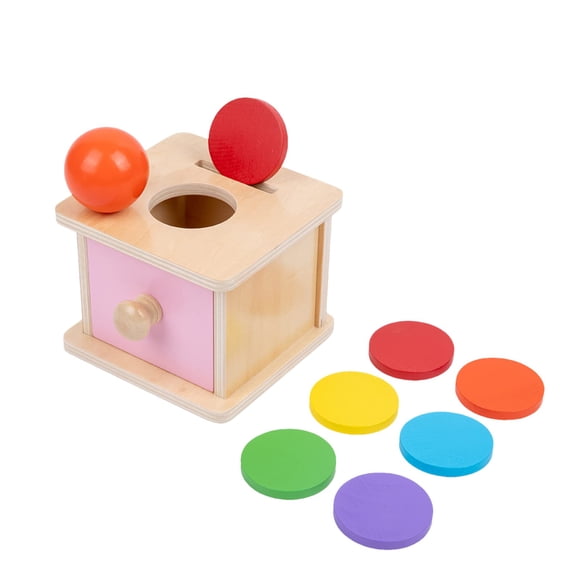 Monedero Montessori de Toy Adena con bola para bebés de 6 a 12 meses