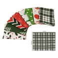 thumbnail image 5 of Soimoi 8 Pc Fat Quarter Bundle,ChristmasPrint 18"x 22"DIY Patchwork-100% CottonPre-Cut Quilting Fabric Red, White & Green, 5 of 7