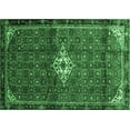 thumbnail image 1 of Ahgly Company Indoor Rectangle Persian Emerald Green Traditional Area Rugs, 2' x 4', 1 of 4