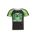 thumbnail image 3 of Conjunto para Niños Minecraft de 3 Piezas con Camiseta, Tank Top y Shorts Creepers, 3 of 8