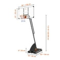 thumbnail image 6 of Bentism 91.2 -120 in Adjustable Height 54 in Indoor and Outdoor Basketball System (Adult), 6 of 9