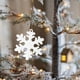thumbnail image 4 of Adornos transparentes de copos de nieve translúcidos de 5x5x0,5 cm, colgantes de Rkxzt, 4 of 8