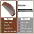 thumbnail image 3 of Wooden Labor Comb, Birth Comb for Labor with Bag Cloth Natural Birthing Comb, 3 of 5