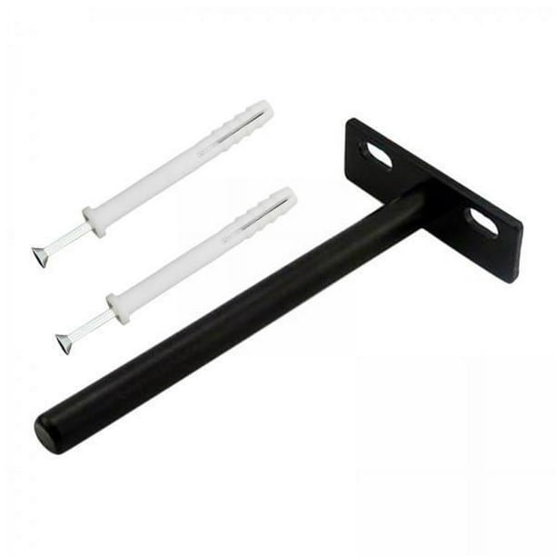 2x Soporte de estantería flotante de 3/4/5 pulgadas soportes de estantería resistente estantería ciega soportes de pared soportes para estantes Zulema Soportes para repisas flotantes