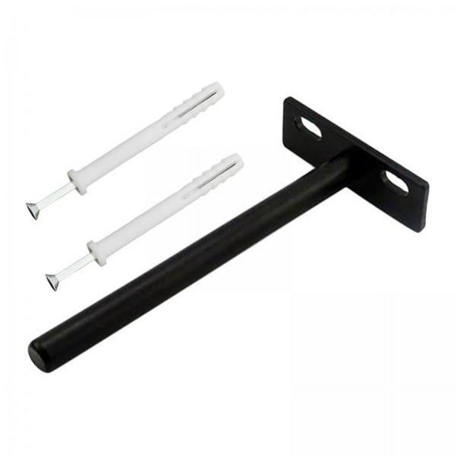 2x Soporte de estantería flotante de 3/4/5 pulgadas soportes de estantería resistente estantería ciega soportes de pared soportes para estantes Zulema Soportes para repisas flotantes