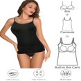 thumbnail image 4 of CHUANK Débardeur Rembourré avec Soutien-Gorge Intégré pour Femmes Bretelles Réglables Lot de 3 (S-3TG), 4 of 7