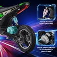 thumbnail image 3 of 24V Electric Dirt Bike, Neche 250W Powered Motorcycle, Ride on Dirt Rocket with Shock Absorption Suspension for Kids Age 13+, Max 14 MPH, Green, 3 of 9
