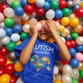 thumbnail image 3 of Autism Awareness Support Heart Puzzle Youth T-shirt, Youth XS, Royal (Multicolor), 3 of 5