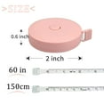 thumbnail image 2 of LoonWear Mini Tape Measure, 1.5m Tape Measure with Case Double-Sided Measuring Tape Tailors Tape Measure for body Tailor, 2 Rolls 60-Inch Retractable Soft Sewing Tape Set for Measuring Body Clear, 2 of 5