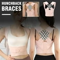 thumbnail image 2 of Pink Anti-Hunchback Correction Belt Adult Body Back Posture Correction Belt Student Back Back Good Hunchback Corrector, 2 of 3