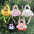 thumbnail image 2 of Bolso de hombro de felpa suave para niñas, bolsa de mano, Kawaii, Kuromi Star Kirby, My Melody, Cinnamoroll, juguete de peluche, regalosKB23-5-18cm Fivean unisex, 2 of 2