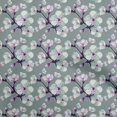 thumbnail image 1 of oneOone Silk Tabby Dusty Teal Green Fabric Asian Chinese Floral Sewing Material Print Fabric By The Yard 42 Inch Wide, 1 of 4