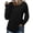 Black, variant on Xutthjh Women Sweaters Casual Long Sleeve Crew Neck Ruffle Knitted Pullover Sweater Tops Knitwear