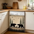 thumbnail image 2 of DefiDgd Forest Pattern Fridge Magnet,Rustic Farmhouse Style Decorative Magnet,Waterproof Magnetic Ornament for Metal Kitchen Appliances Cabinet Indoor Home Daily Decor(B), 2 of 6