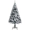 thumbnail image 2 of vidaXL Artificial Pre-lit Christmas Tree with Ball Set Green 120 cm, 2 of 5