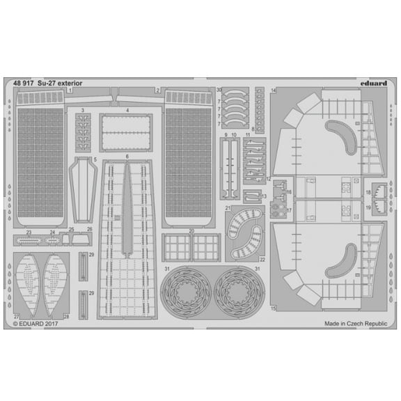 1/48 Aircraft- Su27 Exterior for HBO