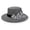Grey, variant on Style Floral Cowboy Hat for Elegant Stage Performance and Party Events Red One Size