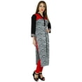 thumbnail image 2 of Bimba Women 3/4 Sleeve Printed Kurti Cotton Kurta Summer Indian Blouse Day Tunic, 2 of 7