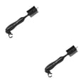 thumbnail image 2 of QualitChoice Brosse de Nettoyage Double Face pour Club de Golf, Outil Réutilisable d'Entretien des Taches avec Rainure, Accessoires d'Entraînement Extérieurs, Noir, Ensemble de 2, 2 of 6