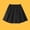 Black, variant on RTKFRFLM Girls Pleated Skirt Kids Elastic Waist School Uniform Short Skirt for Fall Dark Blue 7-8 Years