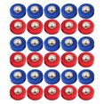 thumbnail image 1 of SOPOTUTU 30Pcs Shuffleboard Tabletop Replacement Pucks Assorted Color Portable Game Rollers, 1 of 8