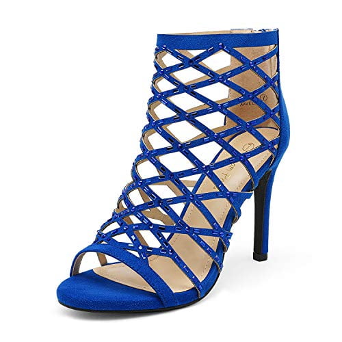 royal blue pump heels