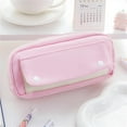 thumbnail image 1 of PEONAVET Pen Holder Multifunctional Nylon Pencil Case Double Layer Large Capacity Pencil Case, 1 of 2