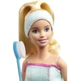 thumbnail image 4 of Barbie Spa Doll Set with Puppy & 9 Accessories Including Rubber Duck & Neck Pillow, Blonde Doll, 4 of 6