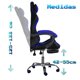 thumbnail image 4 of Silla de escritorio gamer ergonómica Masaje Reclinable Descansapies azul Titano TT-SGRM01, 4 of 7